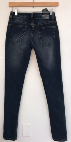 New with Tags Boutique D-Fuz Premium Denim wear Dark Wash Skinny Jeans size 3/4 - Picture 4 of 9