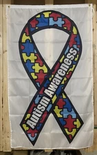 Autism Awareness Flag FREE SHIP Save The Kids Spectrum Disease USA Sign 3x5’