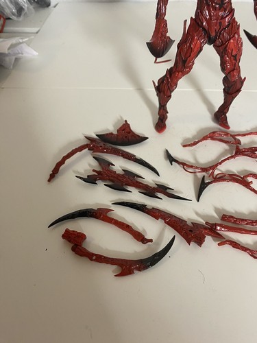 Revoltech Yamaguchi No.008 Marvel Comics Amazing Carnage Kaiyodo Japan Toy - Picture 4 of 13
