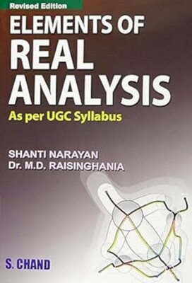 New : Elements of Real Analysis by Narayan Shanti 1st ED-FREE SHIP FROM USA