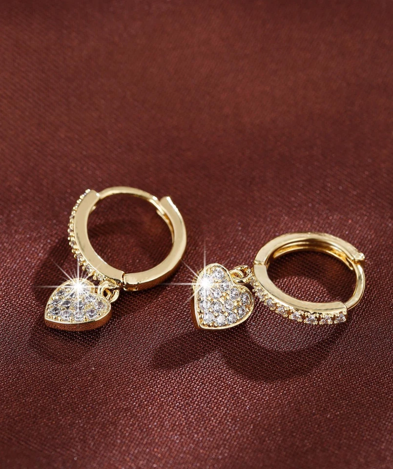 Aretes Argollas En Oro 10k Pendientes Joyería Fina De Moda Regalos Para Mujer Foto 2 de 4