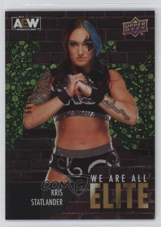 2023 Upper Deck AEW All Elite Wrestling We Are Green 158/199 Kris Statlander 5yy
