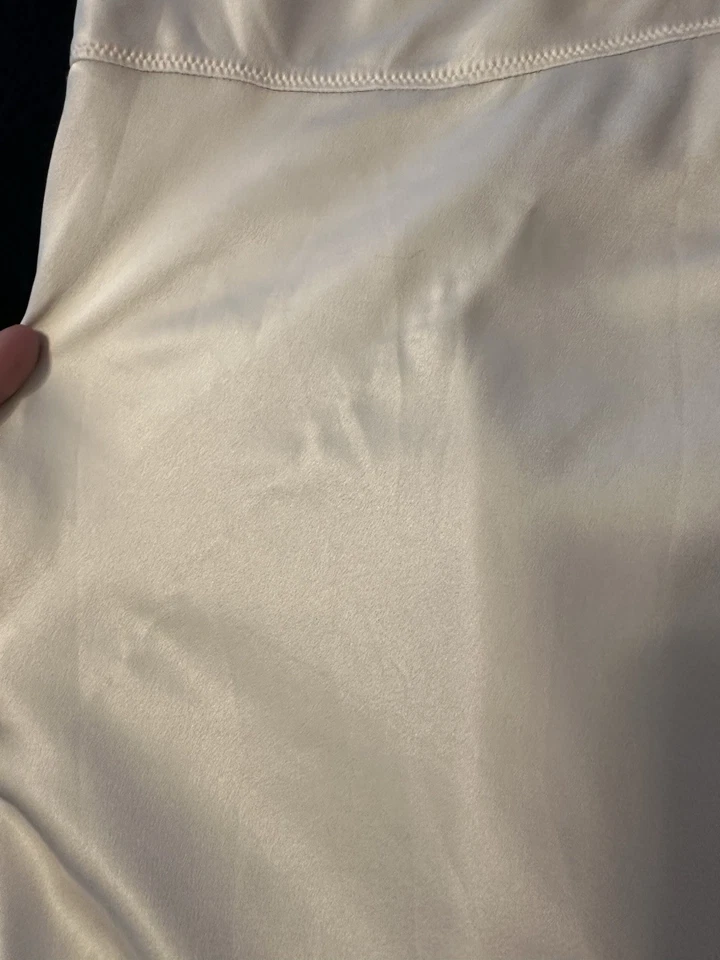 Victoria’s Secret Women’s XS Satin White Slip Nightie Chemise Coquette Mini - Image 3 of 4