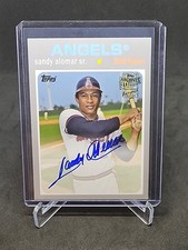 Sandy Alomar Sr. 2016 Topps Archives Fan Favorite Autographs #FFA-SAJ