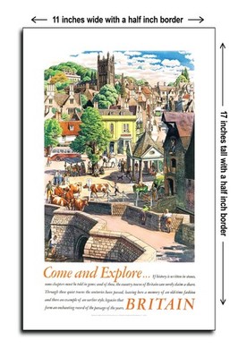 1953 Come and Explore Britain - 11x17 Poster