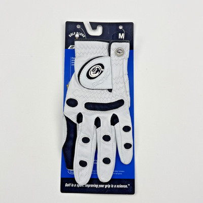 Bionic Gloves Men's Left Golf Glove White/Black Medium