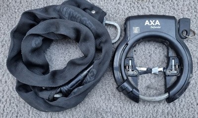 AXA Defender Rahmenschloss + Einsteckkette   Maximale Sicherheit für dein Bike