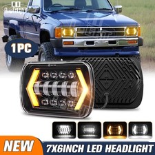 5x7 7x6" LED Headlight H4 Hi-Lo Beam For Toyot a Pickup 1982-1995 Hardbody Truck