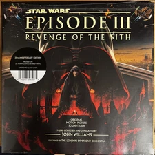 Star Wars Revenge of the Sith OST John Williams Vinyl - Lava /3000 - IN HAND