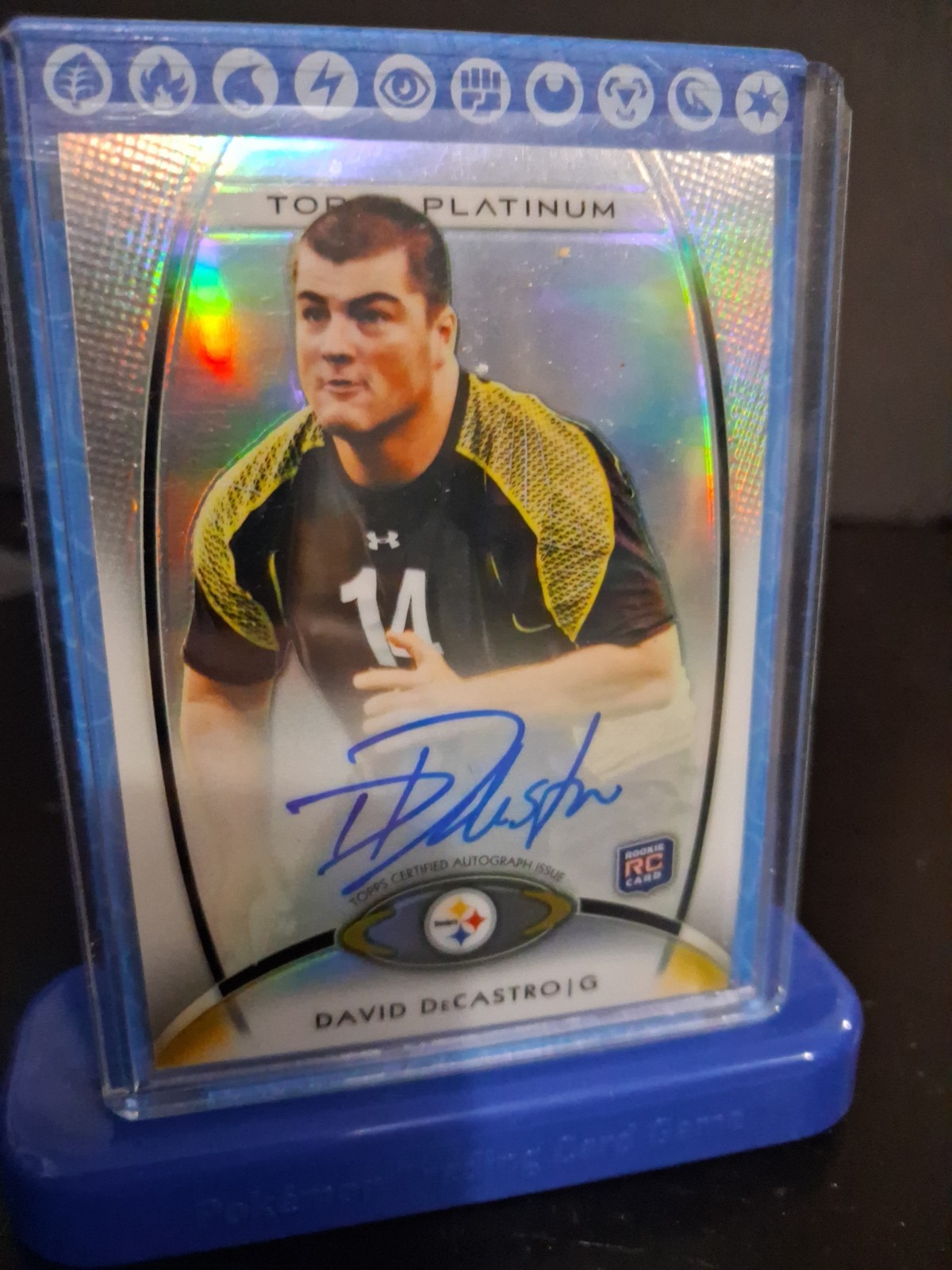 David DeCastro Topps Platinum #160 Autograph