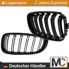 Frontgrill Kühlergrill Schwarz Glanz Doppelsteg passend für BMW 3er F34 GT