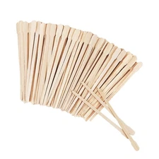 200 Pcs Wooden Wax Sticks Small Spatulas Applicator Wood Craft Sticks... 
