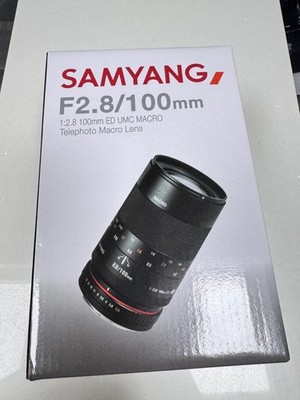 Samyang f/2.8 100mm ED UMC Macro Objektiv für Nikon AE NEU