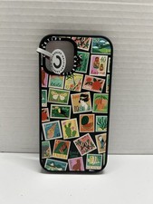 Casetify IPhone 12 Pro Black Impact Case Magsafe Bodil Jane Design Post Stamps