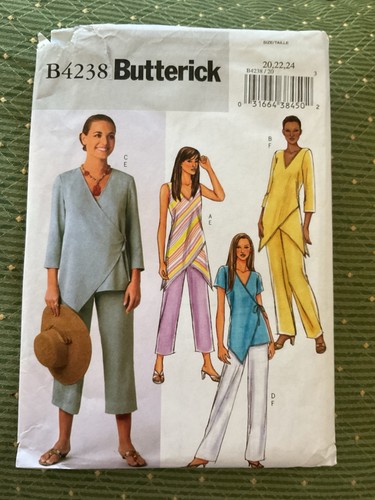 Butterick B4238 Top And Pants Size 20,22,24 Uncut | eBay