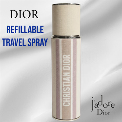 Dior J adore Refillable Travel Atomizer 10ml Canvas Perfume Spray Case   New