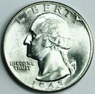 *1943 D WASHINGTON QUARTER* *SUPERB GEM BU+++* NR #S1212