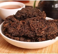 500g YUNNAN MENGHAI PU ERH "LAO CHA TOU" TEA CAKE,10 YEAR'S OLD PUER puer tee