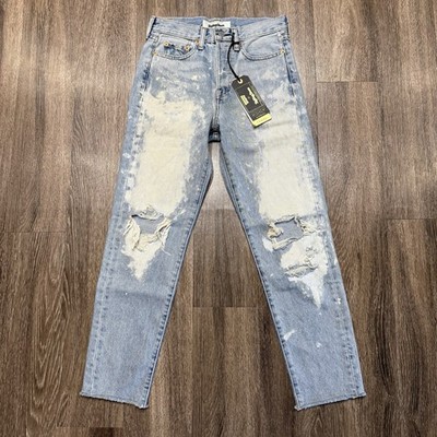 Levis Limited Edition Rolling Stone Womens Jeans Size 26 Distressed 1980s