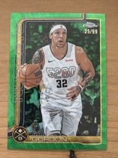 2025-26 Topps Chrome Aaron Gordon Green Wave Refractor #/99 Nuggets