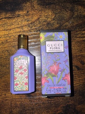 Gucci Flora Gorgeous Magnolia Eau de Parfum 0.16Oz 5mL Dabber Splash Travel Mini