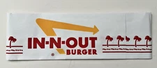Set of 2 - NEW - IN-N-OUT BURGER Paper hats - 11" X 3"