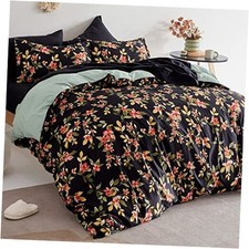 Bedding Duvet Cover Sets Printed Floral 20gsm Ultra Queen Light Pink Flower