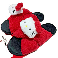 Hello Kitty Slippers Women's red and black in Size S/m 7-8