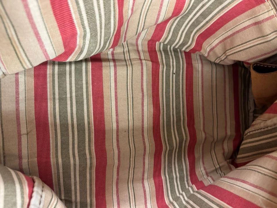 Floto Brown Italian Leather Venezia Trunk Duffle Travel Bag Handmade Italy - Image 3 of 4