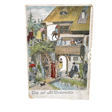 Postkarte Reckendorf Altweibermühle Drehkart...