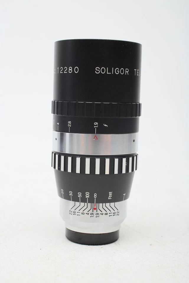 Soligor 75mm f1.9 Prime Television C-Mount-16 blade-75/1.9 Lens+SET++BEAUTY+READ - Image 2 of 4