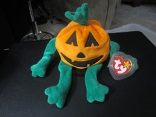 Ty Beanie Babies PUMKIN the Halloween Pumpkin 1998 