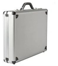 Alpine Swiss Executive Aluminum Briefcase Padded Laptop