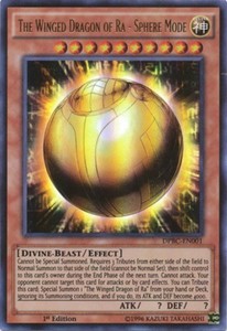 The Winged Dragon of Ra - Sphere Mode DPBC-EN001 1st Edition Ultra Rare