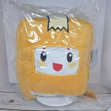 Lankybox Jumbo Plush Boxy Toy 2024 Bonkers Toy Co. Yellow & White Soft Plush