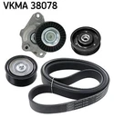V-Ribbed Belt Set SKF VKMA 38078 Fits Mercedes-Benz CLK CLS E-Class M-Class