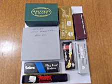 Lotto di 8 scatole vuote per coltelli varie importate solo