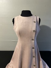 Calvin Klein Blush Pink Fit & Flare Dress Sz 6 Sleeveless Work Office Cocktail