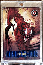 1996 Marvel Spider-Man Premium Card 8 Carnage...