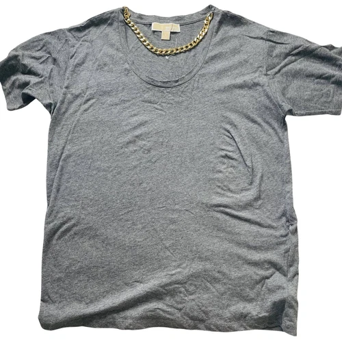 Collana girocollo donna Michael Kors con catena oro nuova senza etichette grigio piccola