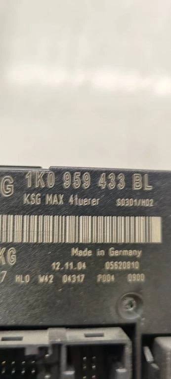 Seat Toledo III (5P) 2007 Centralina comfort centralina di bordo 1K0959433BL - Immagine 4 di 4