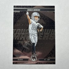 2025 Panini Mosaic Touchdown Masters Brock Bowers Base Las Vegas Raiders  