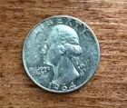 1964 P Washington Quarter
