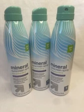 (3 Cans) Mineral Sunscreen Spray - SPF 50 - 6.3oz - up & up