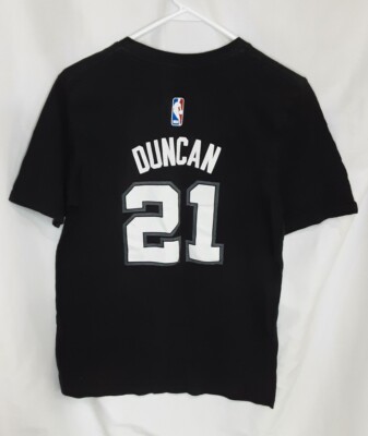 AWESOME BOY DUNCAN 21 ユニフォーム XL Adidas San Antonio Spurs #21 Tim Duncan T-Shirt Youth Size XL- 18