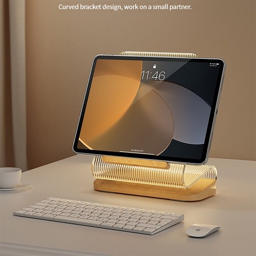 Acrylic Tablet Stand Curved Bracket Pad Phones Bracket Universal Bracket - 第 6/8 張圖片