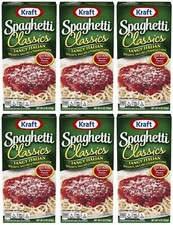 Kraft Spaghetti Classics Tangy Italian, 8 oz (3 Boxes) Spices and Parmesan Meal