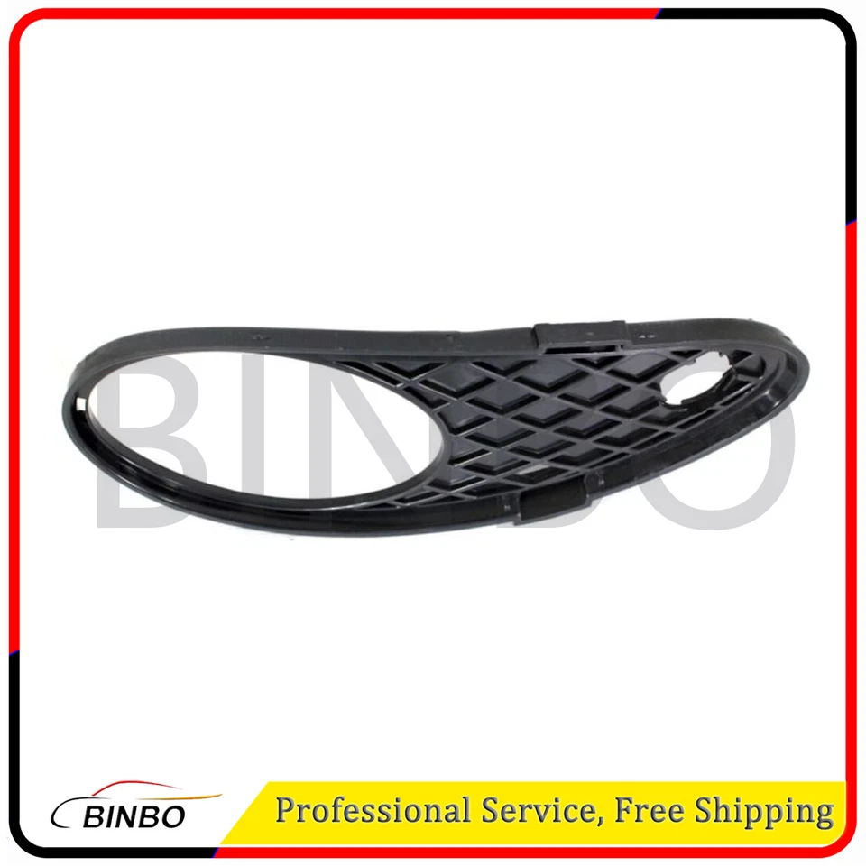 Conjunto de acabamento de farol de neblina para 2003-2007 Mercedes Benz C230 esquerda e direita 2 peças - Imagem 4 de 4