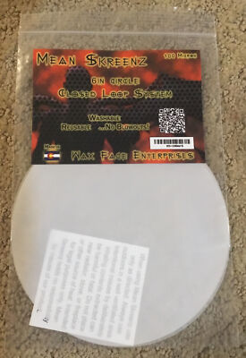 Mean Skreenz |160 Micron Screens 3 pack | Essential Oil Concentrate 6  Circle