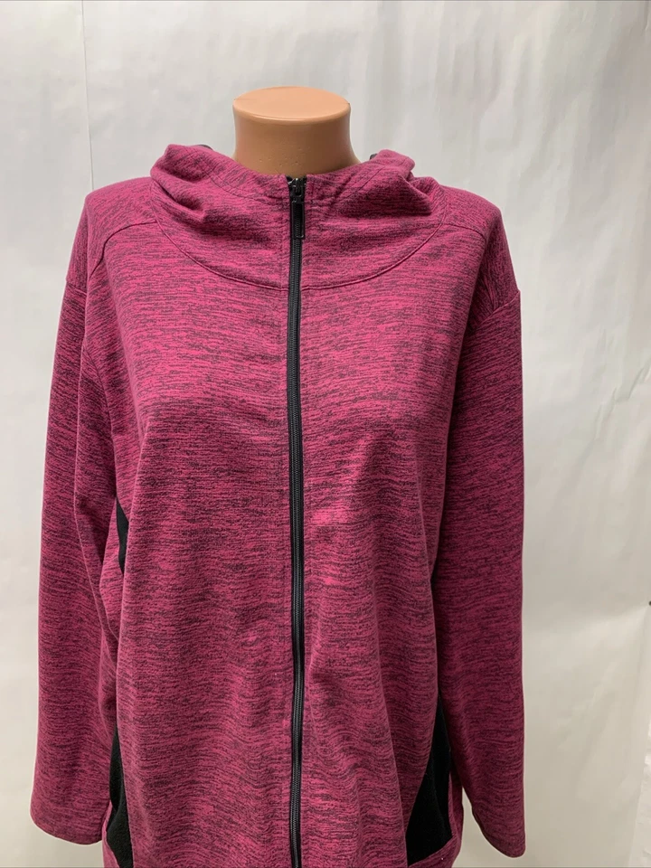 Made For Life Womens  3XL Y2K Streetwear Zip Hoodie - Image 2 of 4